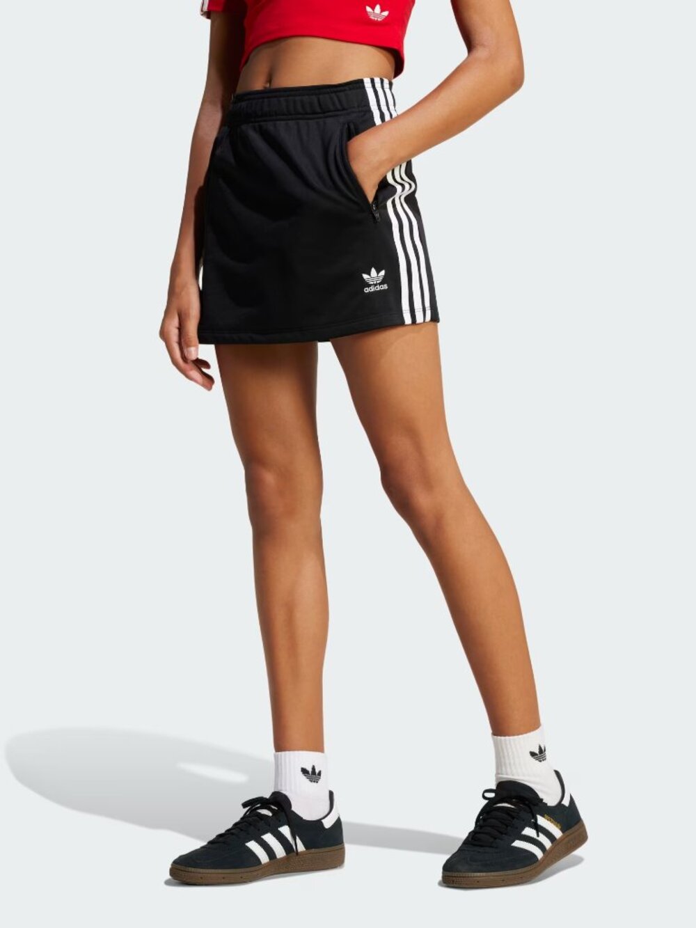 adidas Original Firebird Black Mini Skirt BNWT - Youth X-Large